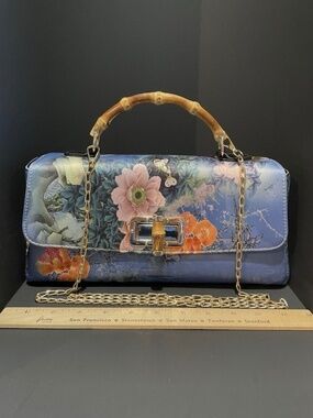 Pacific Style JTV Satin Floral Clutch - Never Used